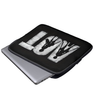 Pour Ordinateur Portable Attaque des Titans AOT Silhouette Grunge Housse d'
