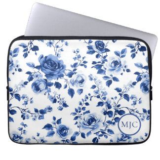 Pour Ordinateur Portable Charme intemporel : Housse intelligente Blue Toile