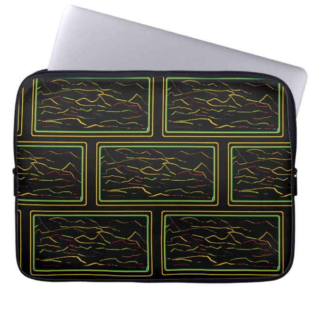 Pour Ordinateur Portable Housse de laptop artistique avec motif accrocheur (Devant)