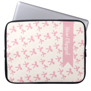 Pour Ordinateur Portable Housse d'ordinateur à rêves à ruban rose