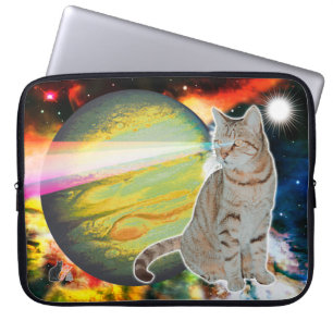 Pour Ordinateur Portable Housse d'ordinateur Laser-Cat Mossbody