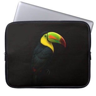 Pour Ordinateur Portable Housse d'ordinateur Luxe Noir 4, Toucan à bec caré