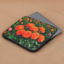 Housse d'ordinateur Roses Orange