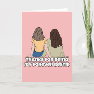 Pour Sa Carte D'Anniversaire De Bestie Forever