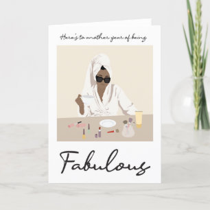 Pour sa fabuleuse carte d'anniversaire