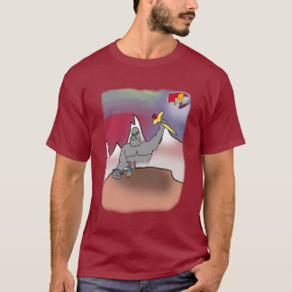 Pour sauver le T-shirt du héros