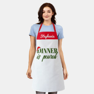 Pour Some Fun Christmas Apron - Personalized Chef!