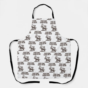 Pour Some Sugar On Me Funny Gingerbread Christmas Apron