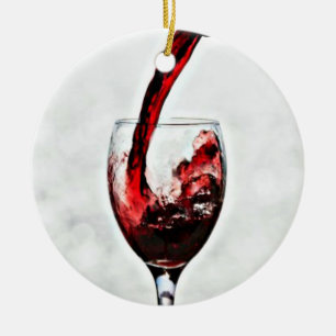 **POUR THAT WINE** CHRISTMAS ORNAMENT
