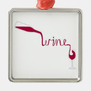 **POUR THAT WINE**  CHRISTMAS ORNAMENT