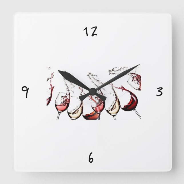 ***POUR THAT WINE*** CLOCK (Front)