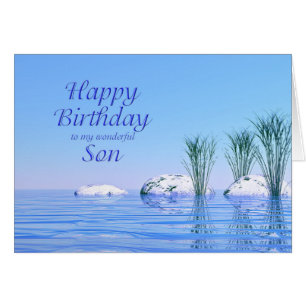 Pour ton Fils, un Spa comme, Anniversaire Bleu