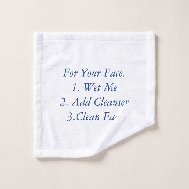Pour ton linge de visage  (Gant de toilette)