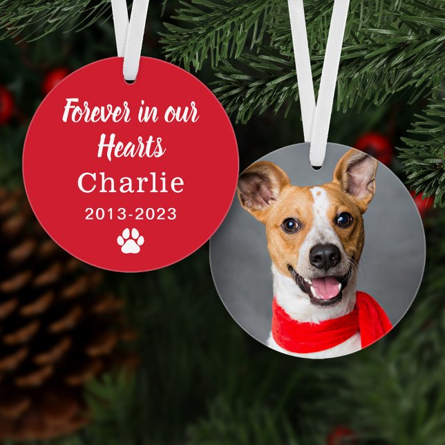 Pour toujours dans nos coeurs Custom Pet Photo Kee (Créateur téléchargé)