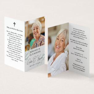 Pour toujours dans nos coeurs Foliage Photos Carte