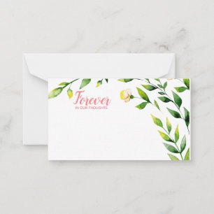 Pour toujours dans notre carte fleuriste Pensées