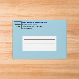Pour une carte A7 Taille légère Bleu Enveloppe d'e