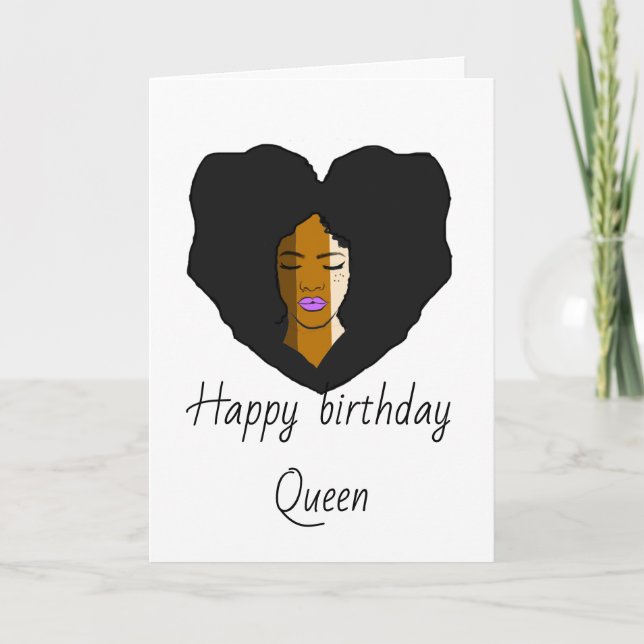 Pour une carte d'anniversaire unie (Devant)