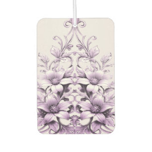 Pour Voiture Désodorisant d'air Fleurs Violettes Élégantes