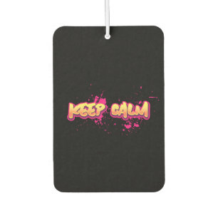 Pour Voiture Désodorisant 'KEEP CALM' Graffiti – Street Art Aud