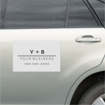 Simplistic + Intites Custom Car Decal Magnet