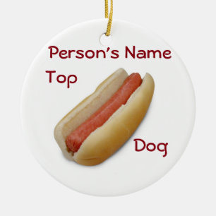 POUR VOTRE ORNEMENT DE NOËL "TOP CHIEN"