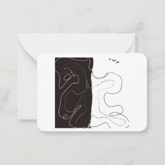 Pour vous rencontrer carte pour notes