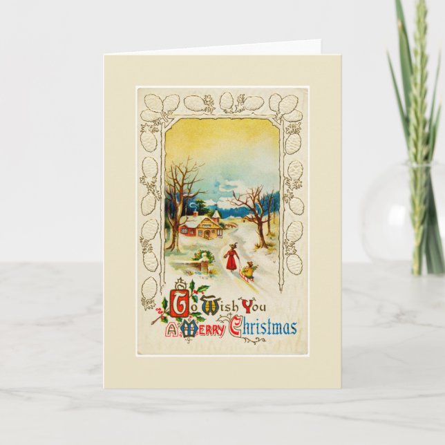 Pour Vous Souhaiter Une Bonne Carte De Voeux De No (Devant)