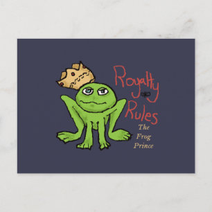 Pourcentage Règles Frog Prince Carte postale