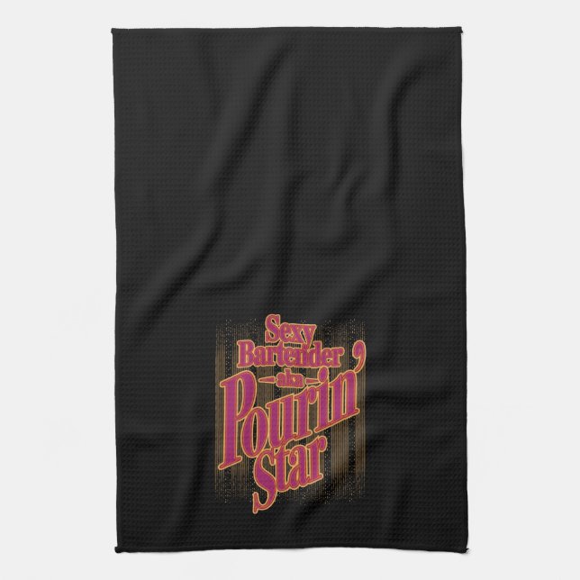 Pourin' Star Kitchen Towel (Vertical)