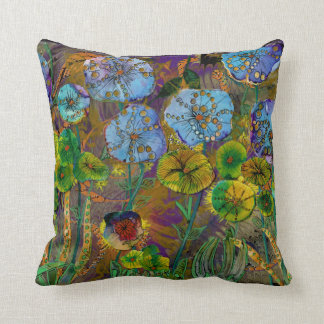Pouring Colours Throw Pillow