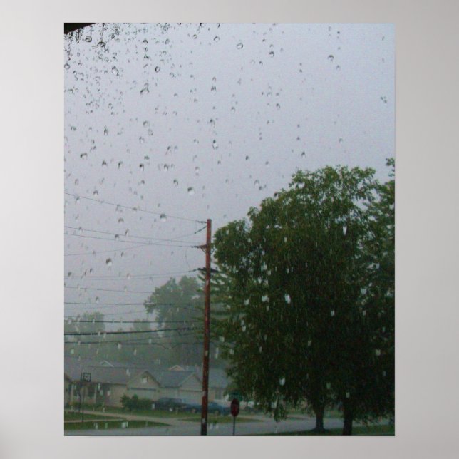 POURING DOWN RAIN  POSTER (Front)