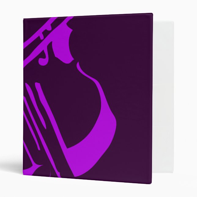 Pourpre de classeur de violon (Devant/intérieur)