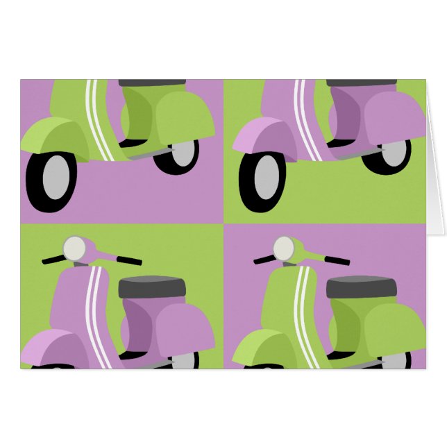 Pourpre et vert (Devant horizontal)