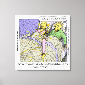 Pourquoi Écarts Divorce Drôle Toile Enveloppée Imp