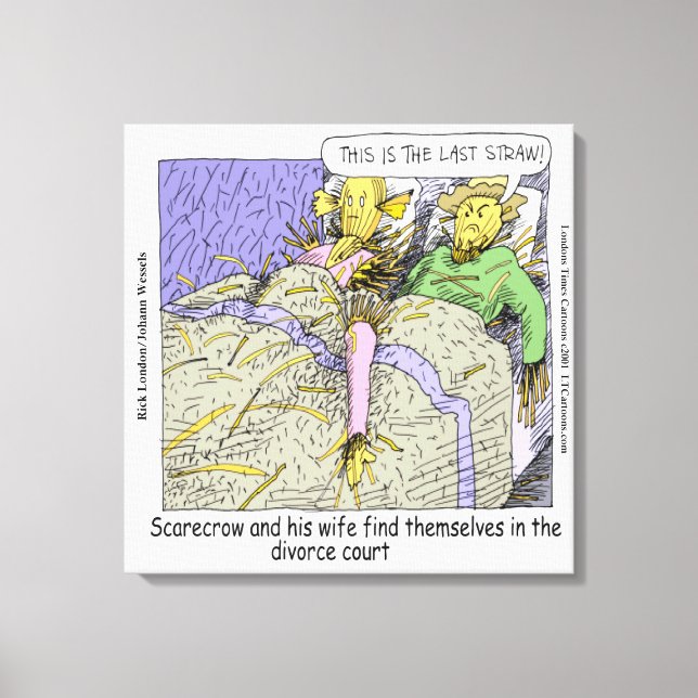 Pourquoi Écarts Divorce Drôle Toile Enveloppée Imp (Recto)