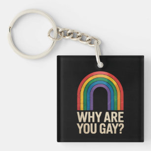 Pourquoi êtes-vous gai drôle arc-en-ciel LGBTQ Fie