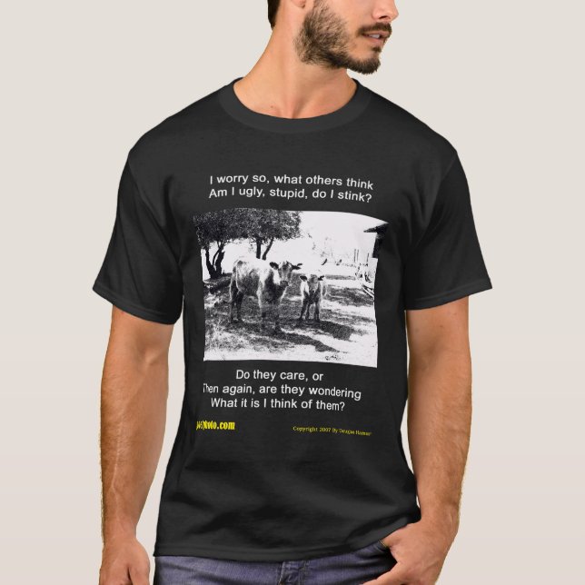 Pourquoi T-shirt d'inquiétude (Devant)