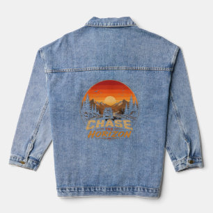 Poursuivez l'Horizon Vintage Retro Coucher de Sole