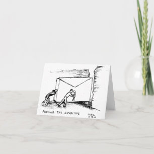 Poussage de l'enveloppe — Carte de note