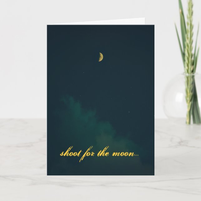 "Pousse carte pour lune" (Devant)
