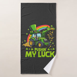 Pousser ma chance Funny Excavateur St Patrick's Da