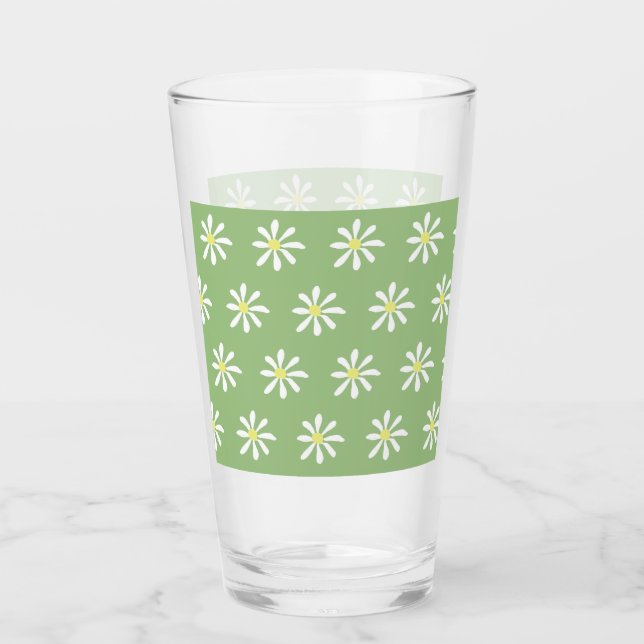 Poussette en verre Dainty Daisy (vert et blanc Sag (Devant)