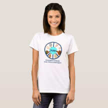 POUSSEZ le T-shirt des femmes