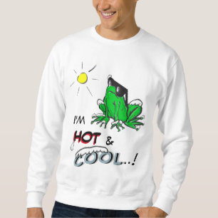 Poussière de grenouille chaude et Cool. Sweatshirt