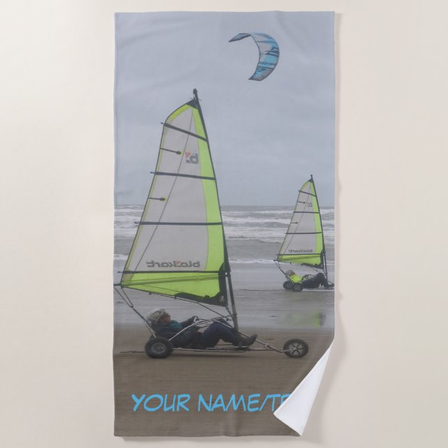 Poussière De Sable. Serviette de plage (Devant)
