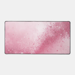 Poussière scintillante abstraite rose féminine 