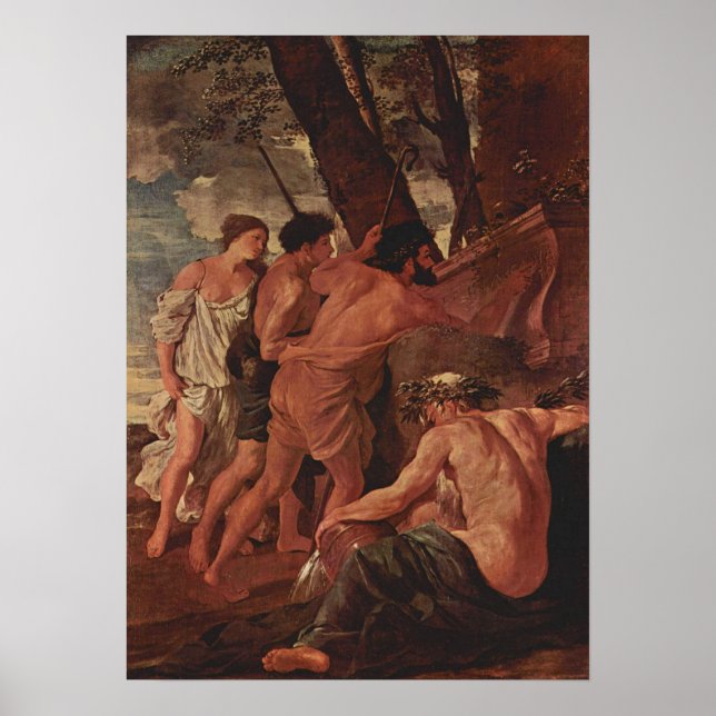 Poussin - Et In Arcadia Ego Poster (Front)