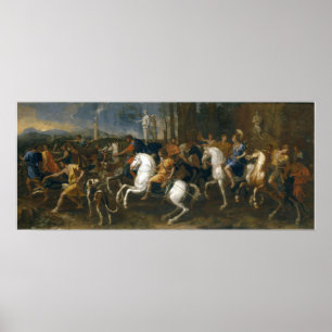 Poussin - Meleager's Hunting Poster