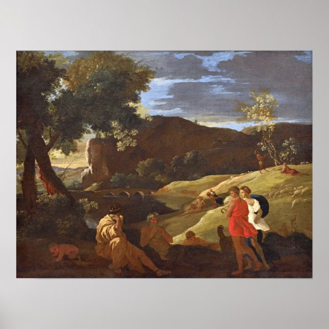 Poussin - Midas Pan And Shepherds Poster (Front)